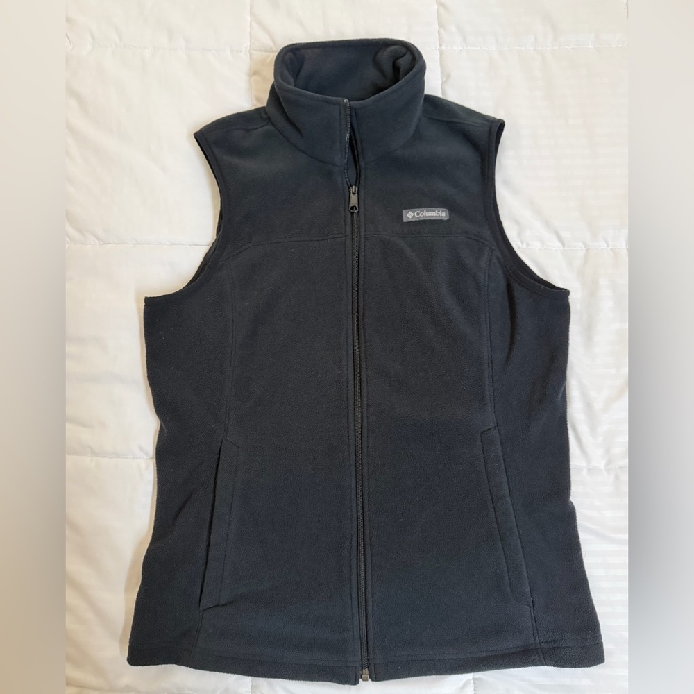 Columbia Black Fleece Vest